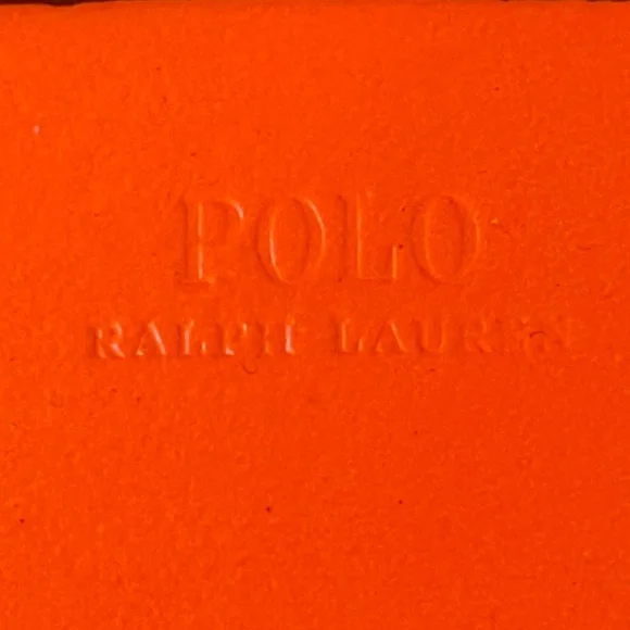RALPH LAUREN POLO Rare Bright Neon Orange Small Belt or  display picture 3